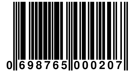0 698765 000207