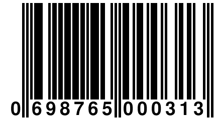 0 698765 000313