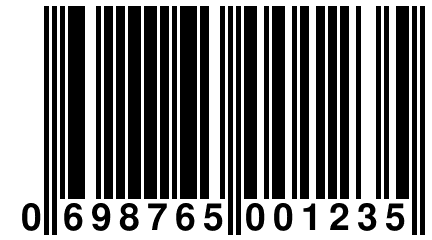 0 698765 001235