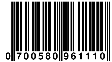 0 700580 961110