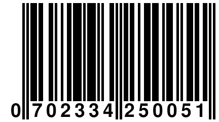0 702334 250051
