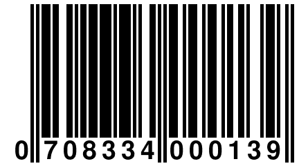 0 708334 000139