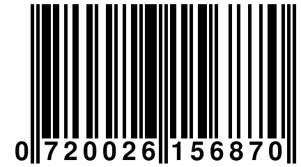 0 720026 156870