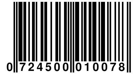 0 724500 010078