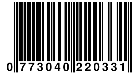 0 773040 220331