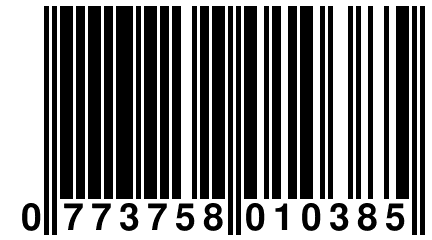 0 773758 010385