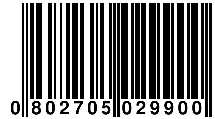0 802705 029900