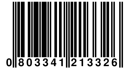 0 803341 213326
