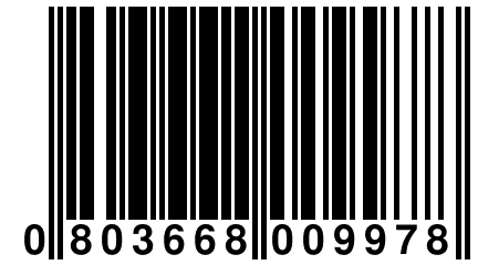 0 803668 009978