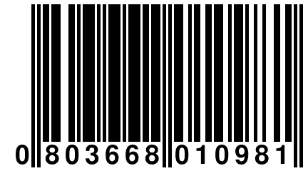 0 803668 010981