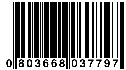0 803668 037797