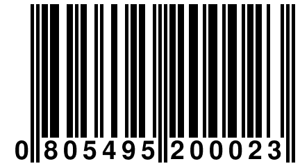 0 805495 200023