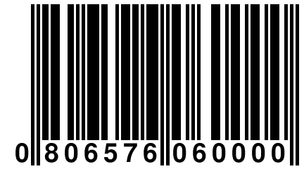 0 806576 060000