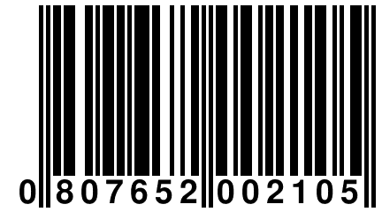 0 807652 002105
