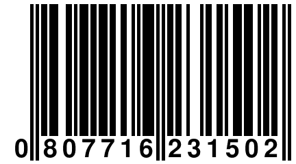 0 807716 231502