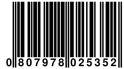0 807978 025352
