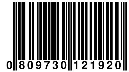 0 809730 121920