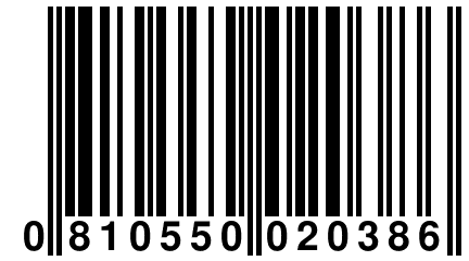 0 810550 020386