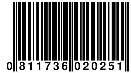 0 811736 020251