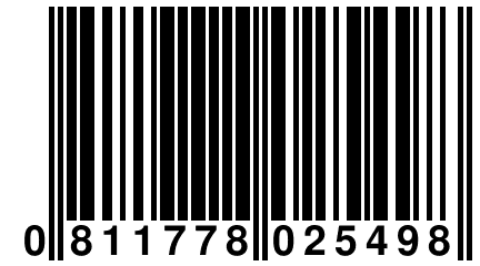 0 811778 025498