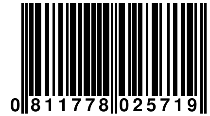 0 811778 025719