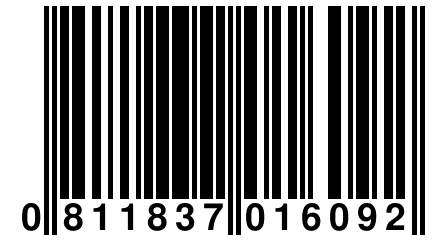 0 811837 016092