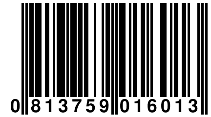 0 813759 016013