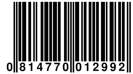 0 814770 012992