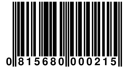 0 815680 000215