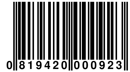 0 819420 000923