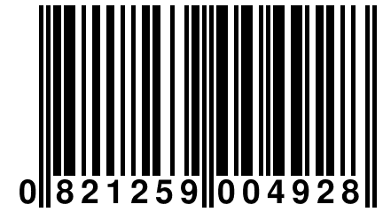 0 821259 004928