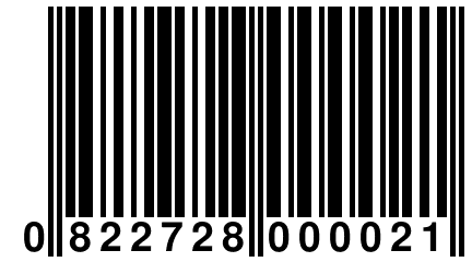 0 822728 000021