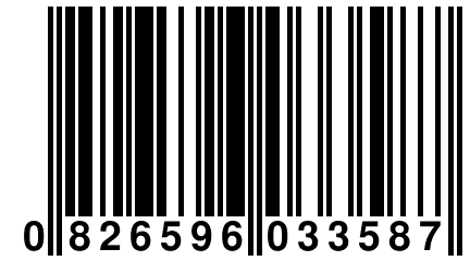 0 826596 033587