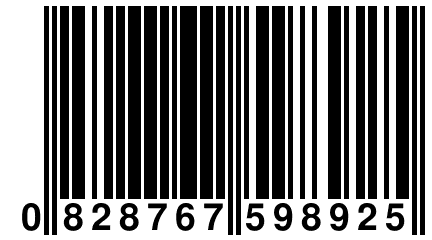 0 828767 598925
