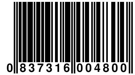 0 837316 004800