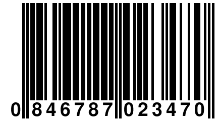 0 846787 023470