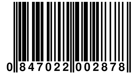 0 847022 002878