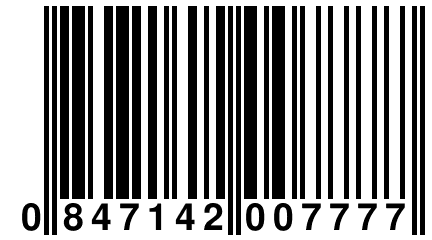 0 847142 007777