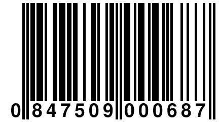 0 847509 000687