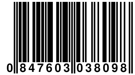 0 847603 038098