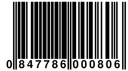 0 847786 000806
