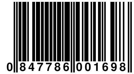 0 847786 001698