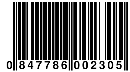 0 847786 002305