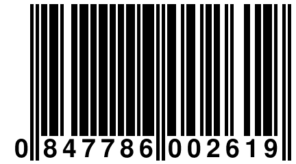 0 847786 002619