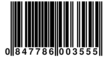 0 847786 003555