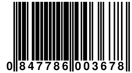 0 847786 003678
