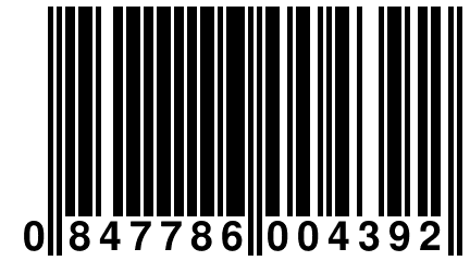 0 847786 004392