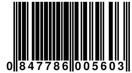 0 847786 005603