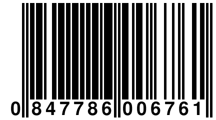 0 847786 006761