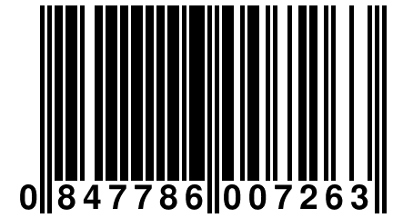 0 847786 007263